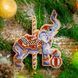 Wooden Bead Embroidery Kit &ndash; &ldquo;Christmas Ornament &ndash; Cheerful Elephant&rdquo; FLK-513 FLK-513 photo 1