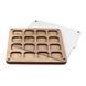 Bead Organizer Box &ndash; &ldquo;Square&rdquo;, With Clear Lid FLZB-243 FLZB-243 photo 2