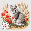 Cross-Stitch Pattern &ndash; "Summer in the steppe" WLP-053
