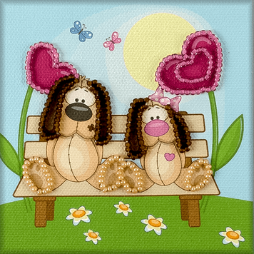 Bead embroidery magnet FLA-088