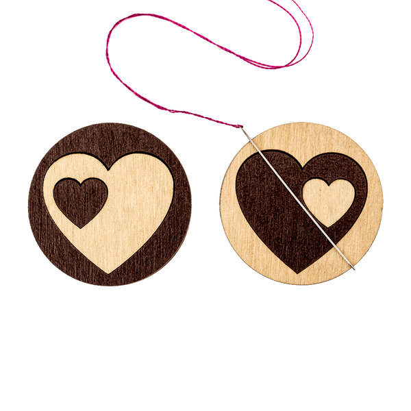 Needle Minder &ndash; &ldquo;Wooden, Double-Sided&rdquo; FLMH-020(W)