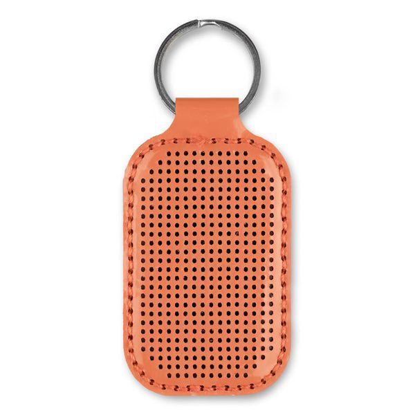 Faux Leather Embroidery Blank &ndash; &ldquo;Keychain&rdquo; FLBE(BB)-072 Orange