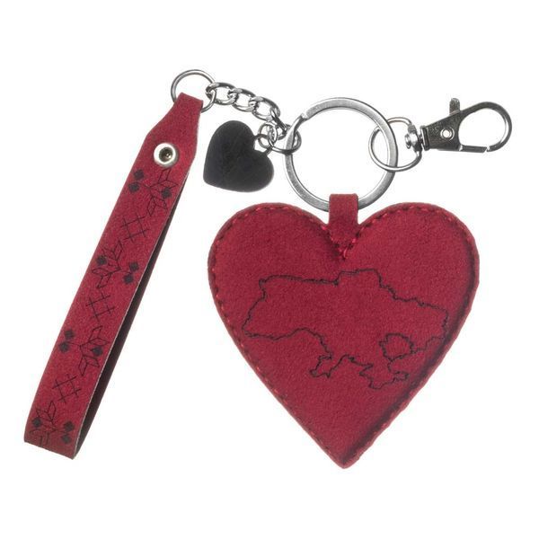 Faux Leather Cross-Stitch Kit &ndash; &ldquo;Bag Charm &ndash; Zaporizhzhia Region&rdquo; FLHL-152