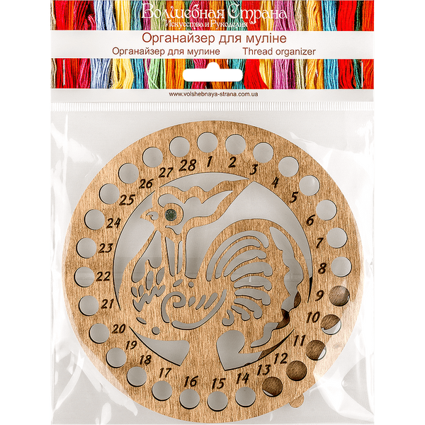 Floss Organizer &ndash; &ldquo;Rooster&rdquo; FLZ(F)-003
