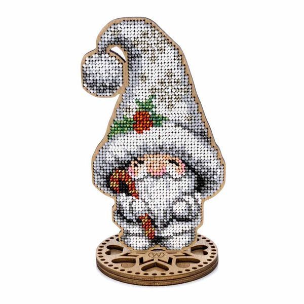 Wooden Bead Embroidery Kit &ndash; &ldquo;Storyteller Gnome&rdquo; FLK-555