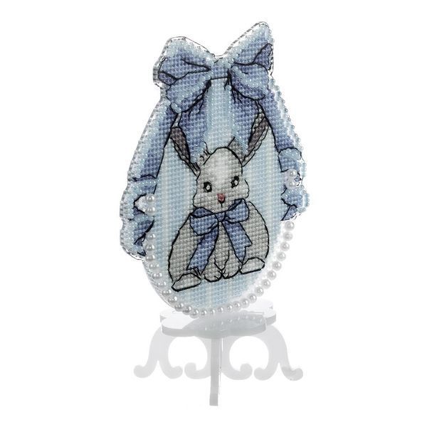 Plastic Cross-Stitch Kit &ndash; "Easter Egg &ndash; Bunny" FLX-053
