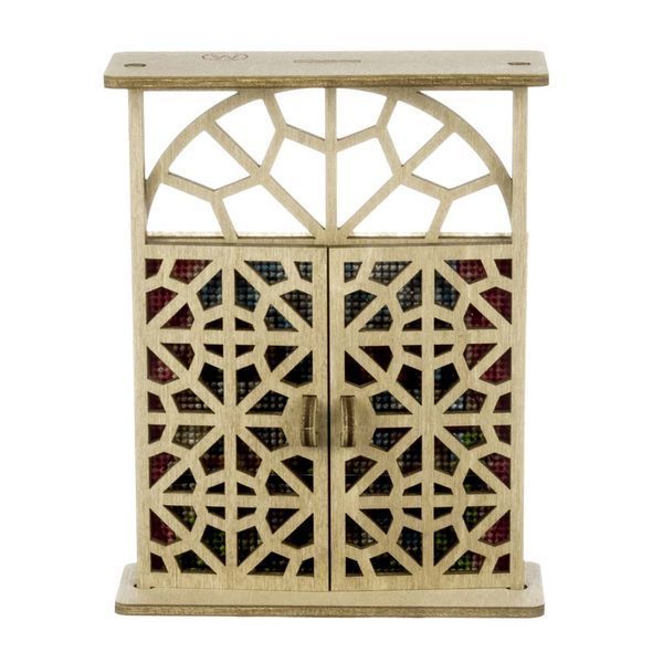 Wooden Cross-Stitch Kit &ndash; &ldquo;Balcony in Paris&rdquo; FLW-078