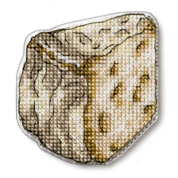 Plastic Cross-Stitch Kit &ndash; "Cheese" (Double-Sided) FLX-116