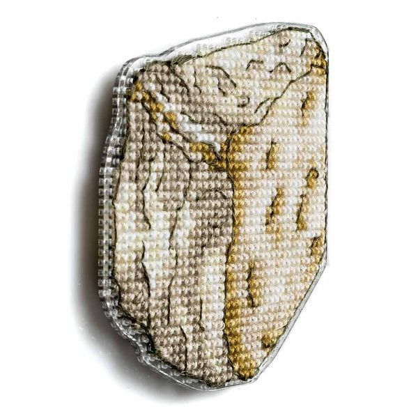 Plastic Cross-Stitch Kit &ndash; "Cheese" (Double-Sided) FLX-116