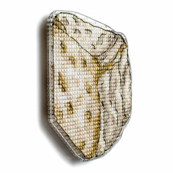 Plastic Cross-Stitch Kit &ndash; "Cheese" (Double-Sided) FLX-116