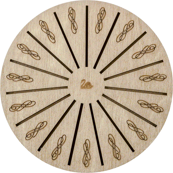 Bobbin Organizer Box &ndash; &ldquo;Light Round&rdquo; + 17 bobbins FLZB(N)-049