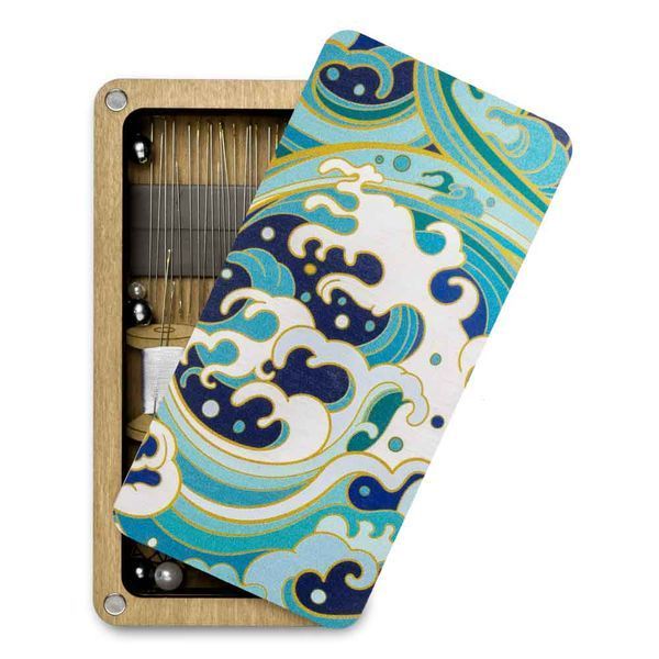 Magnetic Needle Case Large &ndash; &ldquo;Ocean Wave&rdquo; FLZB(N)-148