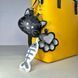 Faux Leather Bead Embroidery Kit &ndash; &ldquo;Bag Charm Cat Happiness&rdquo; FLBB-183 FLBB-183 photo 1