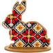Wooden Bead Embroidery Kit &ndash; &ldquo;Bunny&rdquo; FLK-088 FLK-088 photo 2