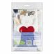Faux Leather Bead Embroidery Kit &ndash; &ldquo;Bag Charm White Teddy Bear&rdquo; FLBB-192 FLBB-192 photo 6