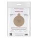 Wooden Embroidery Blank &ndash; &ldquo;Christmas Tree Ball&rdquo; FLBE(K)-002 FLBE(K)-002 photo 2