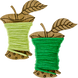 Floss Bobbins &ndash; &ldquo;Apples&rdquo; FLC-064(S) (15 pcs) FLC-064(S) photo 2