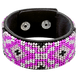 Faux Leather Bead Embroidery Kit &ndash; &ldquo;Bracelet&rdquo; (3 &times; 22 cm) FLBB-021 Black FLBB-021 photo 3