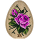 Wooden Bead Embroidery Kit &ndash; &ldquo;Box-Egg&rdquo; (Double-Sided) FLK-420 FLK-420 photo 4