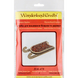 Wooden Bead Embroidery Kit &ndash; &ldquo;Sled Ornament &ndash; Dark Red Pattern&rdquo; FLK-470 FLK-470 photo 5