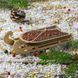 Wooden Bead Embroidery Kit &ndash; &ldquo;Sled Ornament &ndash; Dark Red Pattern&rdquo; FLK-470 FLK-470 photo 1