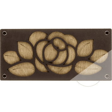 Bead Organizer Box &ndash; &ldquo;Rose&rdquo;, With Clear Lid FLZB-040