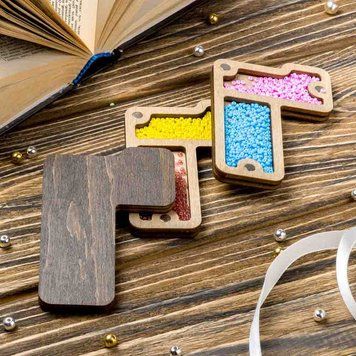 Bead Organizer &ndash; &ldquo;Letter Ґ (Alphabet)&rdquo; FLZB-125(Ґ)