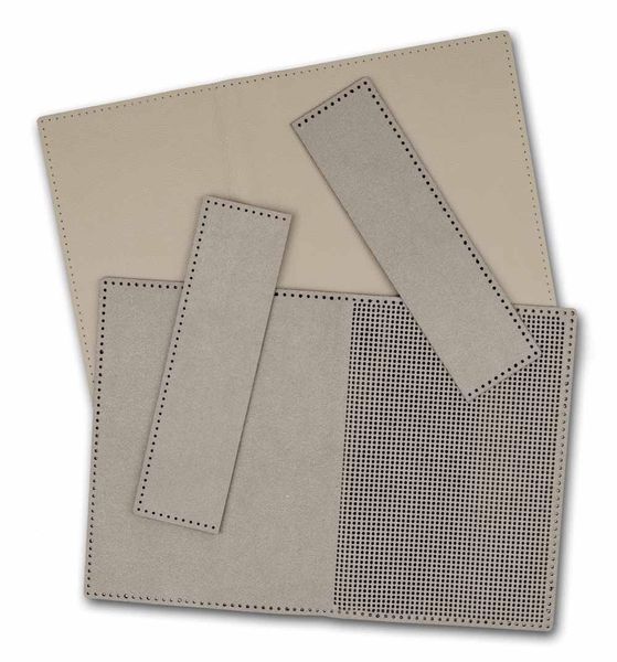 Faux Leather Embroidery Blank &ndash; &ldquo;Passport Cover&rdquo; FLBE(BB)-025 Beige