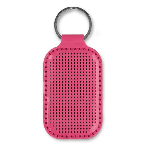 Faux Leather Embroidery Blank &ndash; &ldquo;Keychain&rdquo; FLBE(BB)-073 Fuchsia