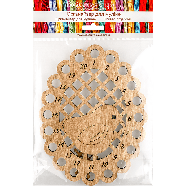 Floss Organizer &ndash; &ldquo;Birdsong&rdquo; FLZ(F)-004
