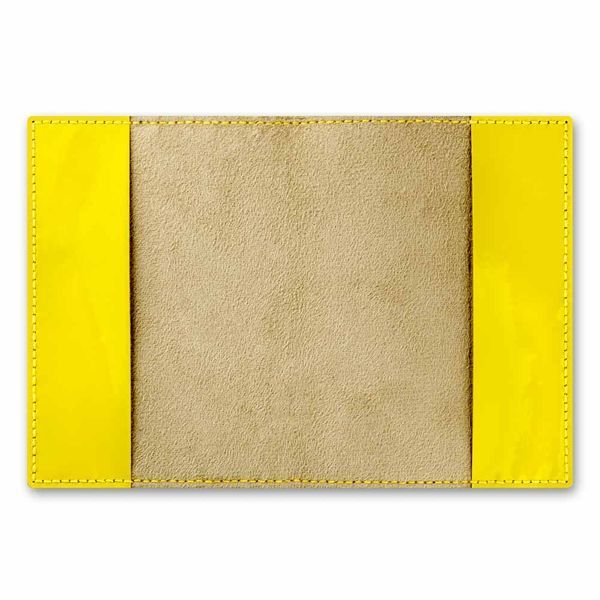 Faux Leather Cross-Stitch Kit &ndash; &ldquo;Passport Cover&rdquo; FLHL-093 Yellow