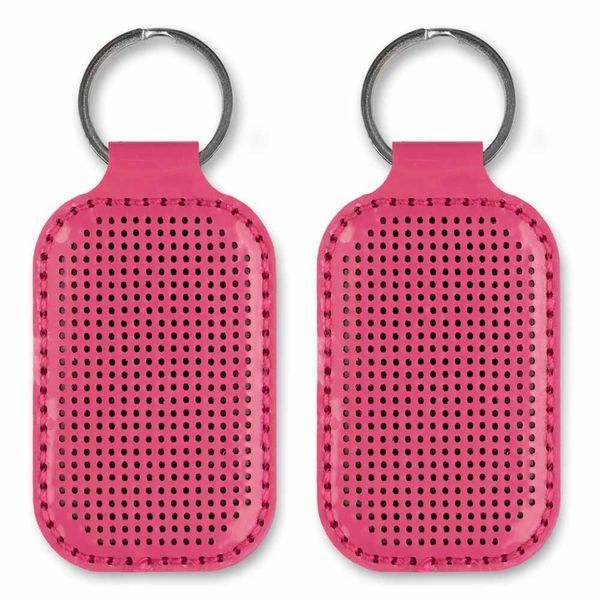 Faux Leather Embroidery Blank &ndash; &ldquo;Keychain&rdquo; FLBE(BB)-073 Fuchsia