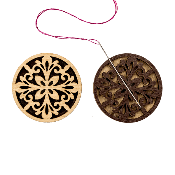 Needle Minder &ndash; &ldquo;Wooden, Double-Sided&rdquo; FLMH-037(W)