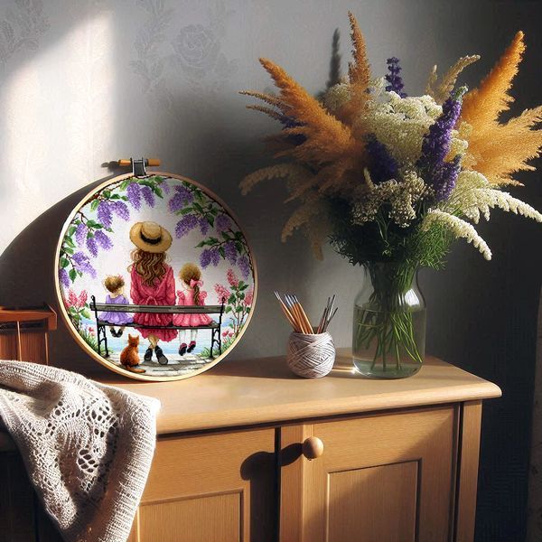 Cross-Stitch Pattern &ndash; "Family Time" WLP-018