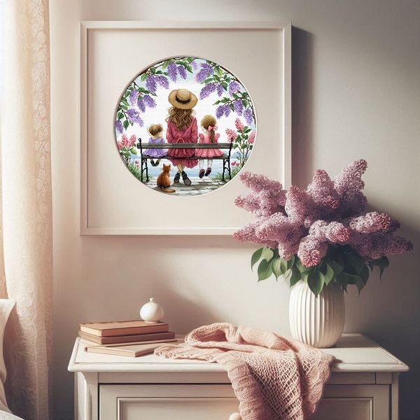 Cross-Stitch Pattern &ndash; "Family Time" WLP-018
