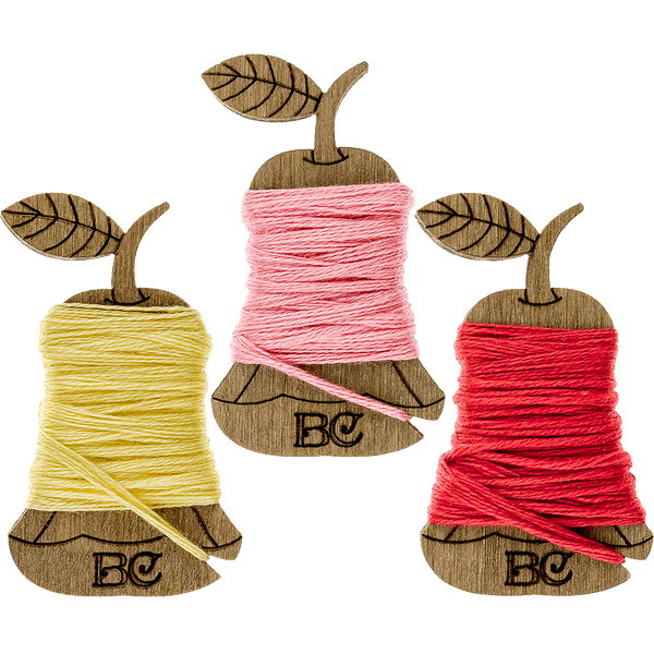 Floss Bobbins &ndash; &ldquo;Pears&rdquo; FLC-065(S) (15 pcs)