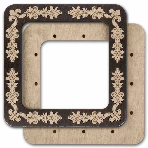 Magnetic Embroidery Frame (10 &times; 10 cm inner size) FLMP-025