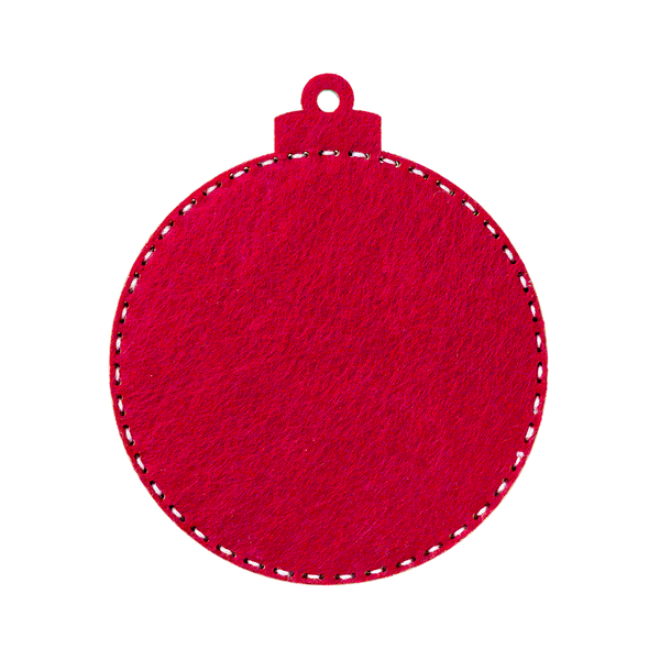 Wooden Bead Embroidery Kit &ndash; &ldquo;Christmas Ornament &ndash; Car With Tree&rdquo; FLK-371