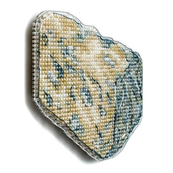Plastic Cross-Stitch Kit &ndash; "Blue Cheese" (Double-Sided) FLX-117