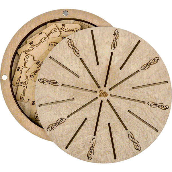 Bobbin Organizer Box &ndash; &ldquo;Light Round&rdquo; + 18 bobbins FLZB(N)-050