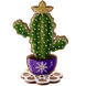 Wooden Bead Embroidery Kit &ndash; &ldquo;Cactus&rdquo; FLK-189 FLK-189 photo 2