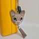 Faux Leather Cross-Stitch Kit &ndash; &ldquo;Bag Charm &ndash; Cute Kitty&rdquo; FLHL-171 FLHL-171 photo 1