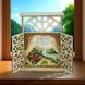Wooden Cross-Stitch Kit &ndash; &ldquo;Quiet Beyond the Curtains&rdquo; FLW-079 FLW-079 photo 1