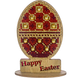 Wooden Bead Embroidery Kit &ndash; &ldquo;Easter Egg &ndash; Happy Easter&rdquo; FLK-340 FLK-340 photo 2