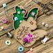 Wooden Bead Embroidery Kit &ndash; &ldquo;Box-Chick&rdquo; (Double-Sided) FLK-421 FLK-421 photo 1