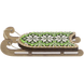 Wooden Bead Embroidery Kit &ndash; &ldquo;Sled Ornament &ndash; White and Green Pattern&rdquo; FLK-471 FLK-471 photo 4